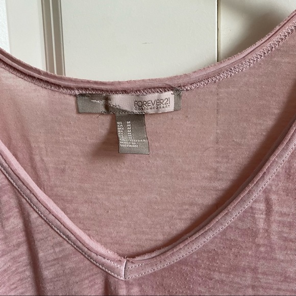Blush Pink Forever 21 Tee - Picture 2 of 8